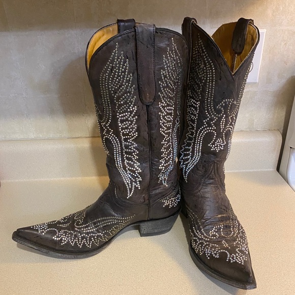 OLD GRINGO WOMEN’S CRYSTAL EAGLE COWBOY BOOTS - Picture 4 of 8